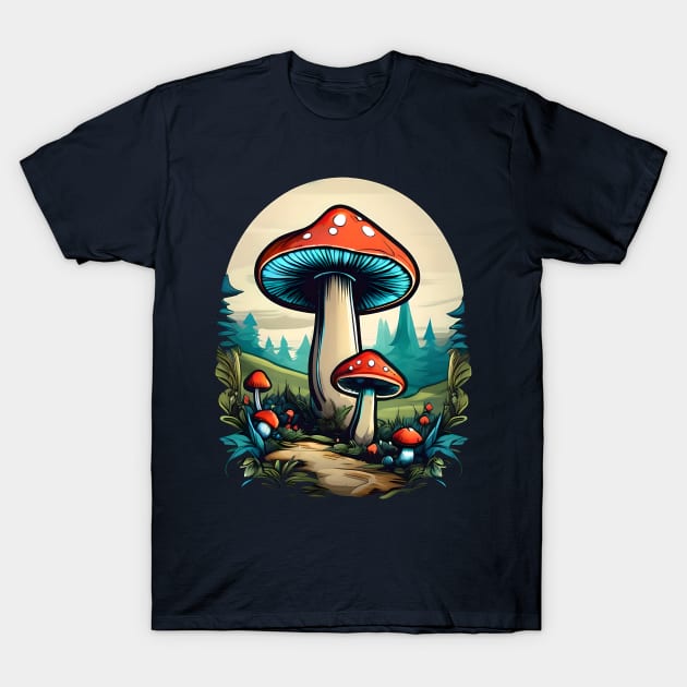 Mushrooms T-Shirt by Jaymz Weiss Designz